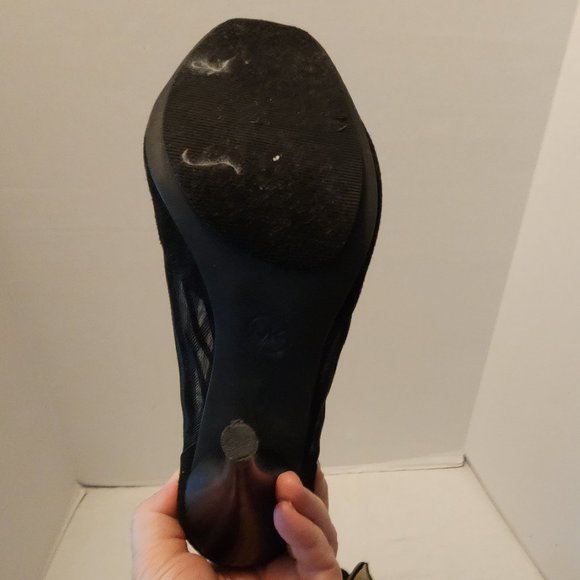 Size 10 M Michal by Miachael Kors Suede and Mesh Zebra Stripes Heel Booties - Picture 10 of 10